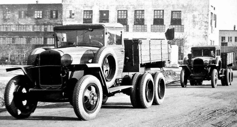 Двухосный грузовик ГАЗ-ААА. 1942 г.