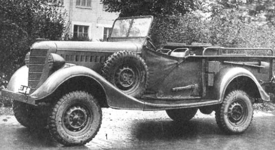 Внедорожник ГАЗ-61-417. 1942 г. 