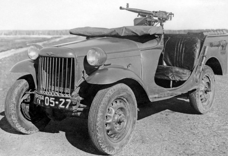 Первый советский вездеход массового производства ГАЗ-64. 1942 г.