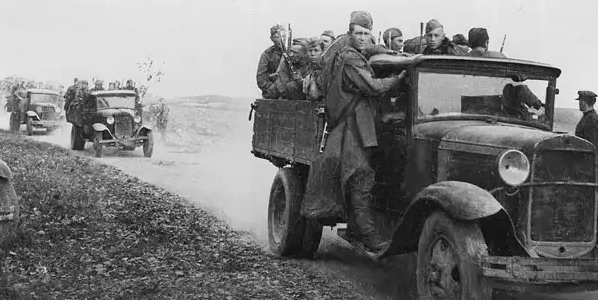 Автомобиль ЗиС-5В. 1942 г. 