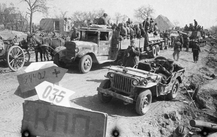 Советские войска под Берлином. Апрель 1945 г. 