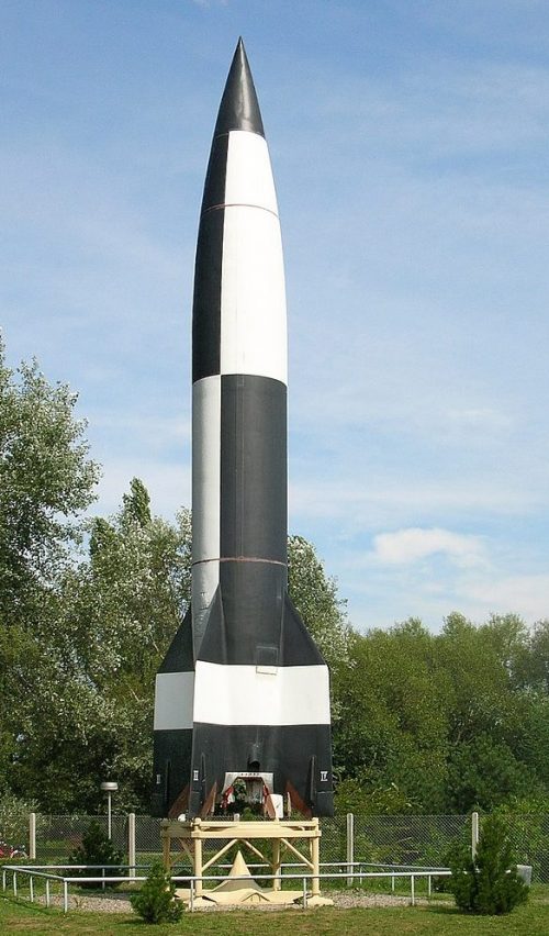 Макет ракеты V-2 в музее Пенемюнде.