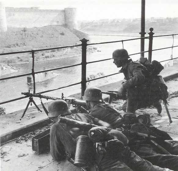 Оборонительные немецкие позиции. Октябрь 1944 г.