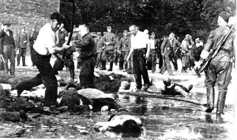 Избиение 68 евреев в гараже «Летукис» в Каунасе. 25-27 июня 1941 г.