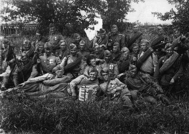 Участники Аккерманского десанта. Август 1944 г.
