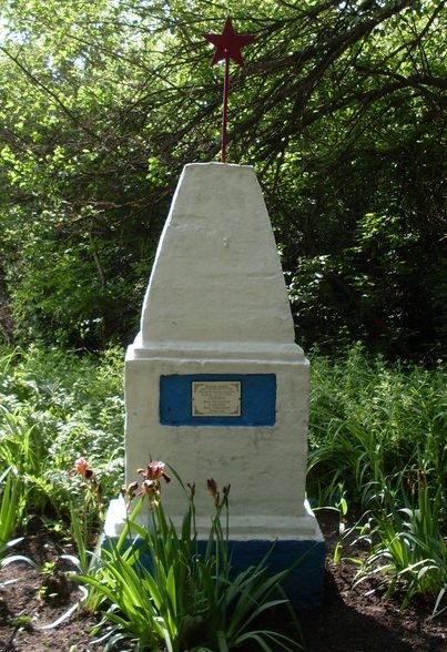 г. Синельниково. Памятник на месте расстрела патриотов во время войны.
