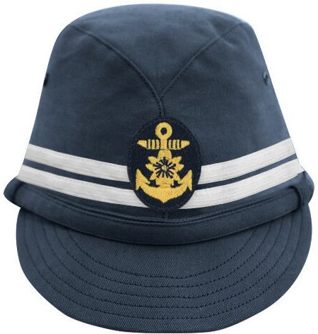 Синий летний кепи офицера ВМС.