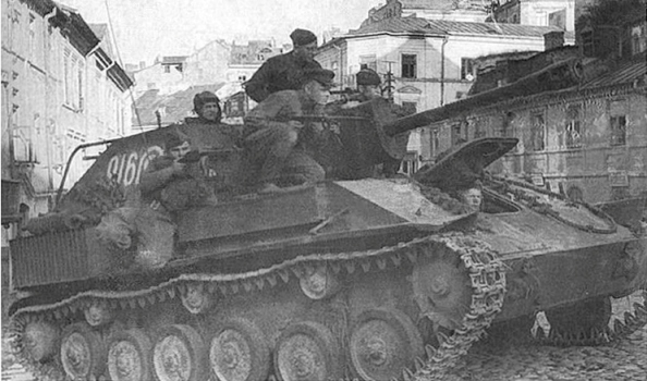 Красная Армия входит в Люблин. Июль 1944 г.