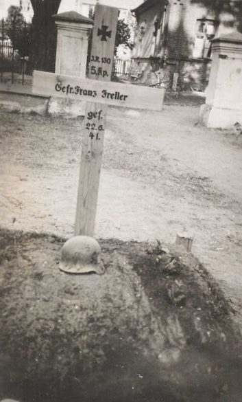 Немецкое захоронение в Бресте. 1941 г.