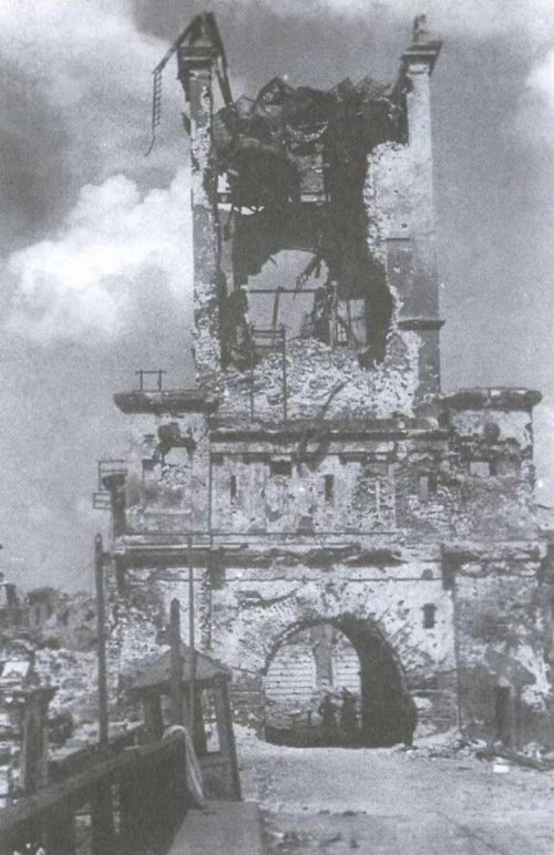 Брестская крепость после ее захвата немецкими войсками. 1941 г.