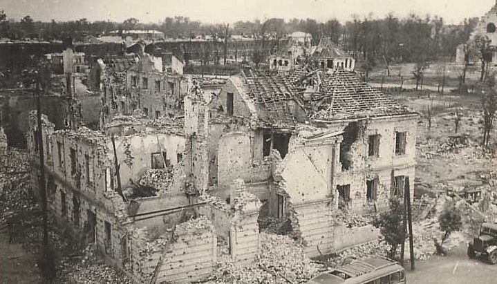 Брестская крепость после ее захвата немецкими войсками. 1941 г. 