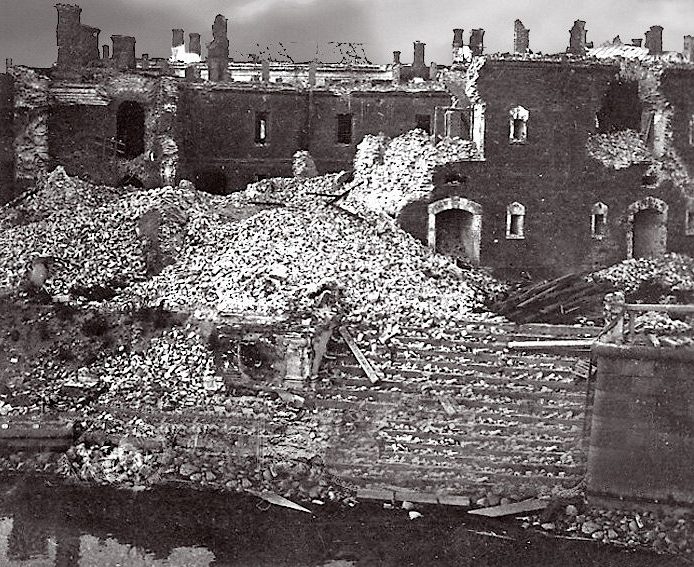 Брестская крепость после ее захвата немецкими войсками. 1941 г. 