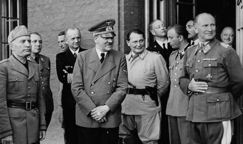 Гитлер и Муссолини в Бресте. 26 августа 1941 г.