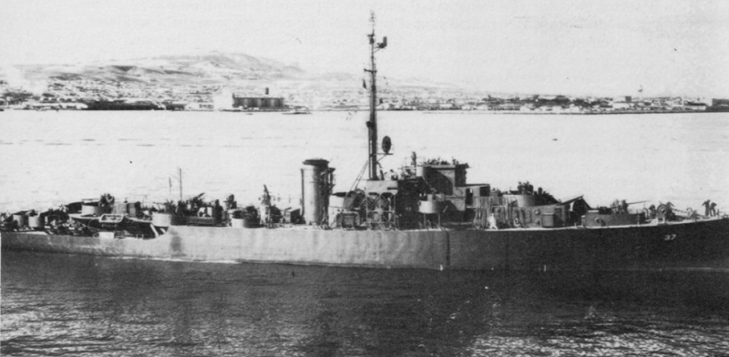 Эскортный корабль типа PF «Tacoma», полученный по Ленд-лизу.