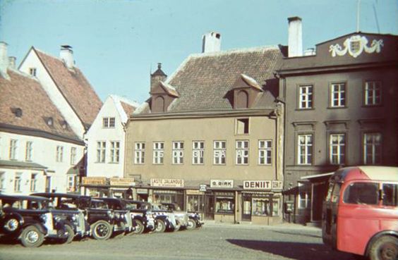 Улицы Таллина. 1939 г. 