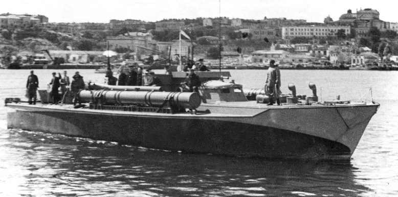 Торпедный катер типа «Воспер», полученный по Ленд-лизу.