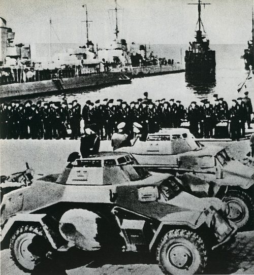 Немецкие войска в Клайпеде. Март 1939 г.