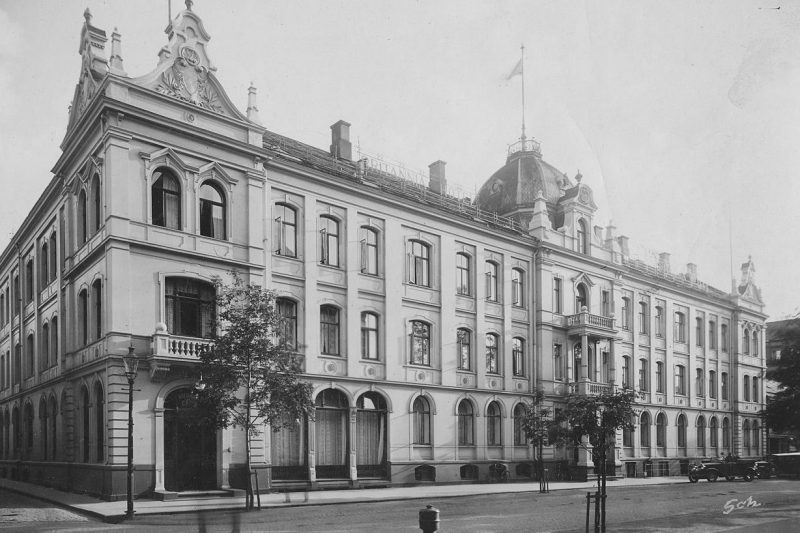Отель «Britannia» в Тронхейме, в котором было подписано соглашение о капитуляции Норвегии. Июнь 1940 г.