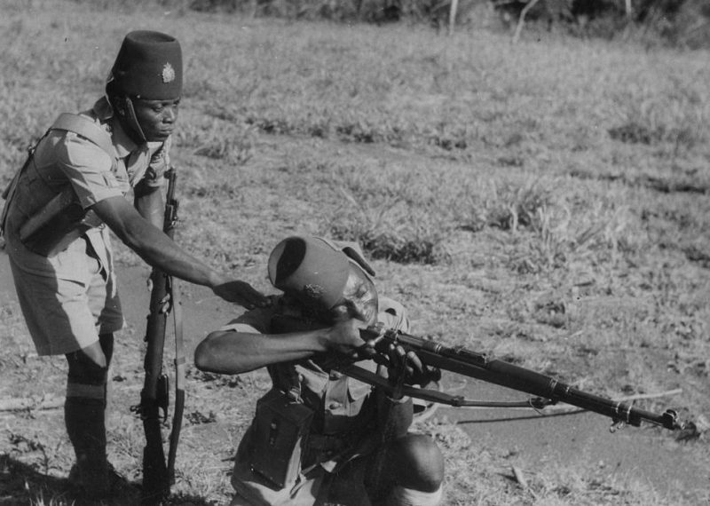 Солдаты бельгийского Конго в составе Сил Свободной Бельгии.1943 г.