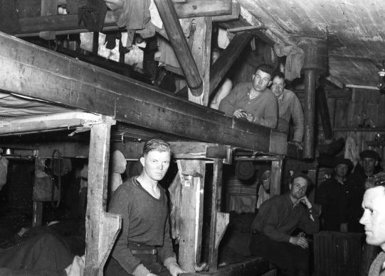 Заключенные концлагеря в Тромсё. 1944 г.