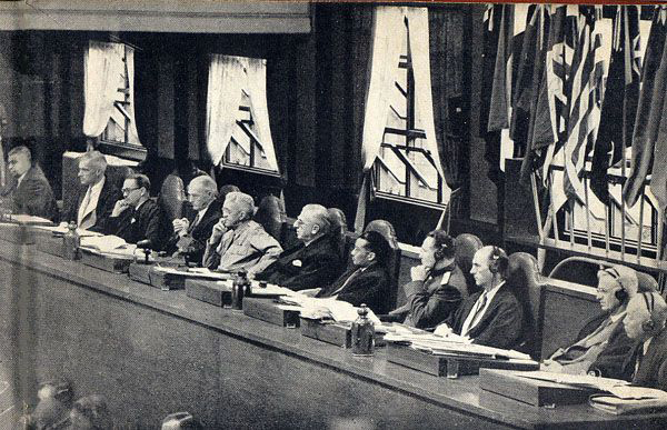 Судьи на Токийском процессе. 1946 г.