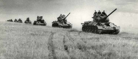 Советские танки в Маньчжурии. Август 1945 г.