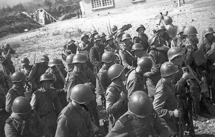 Наступление советских войск в Маньчжурии. Август 1945 г.
