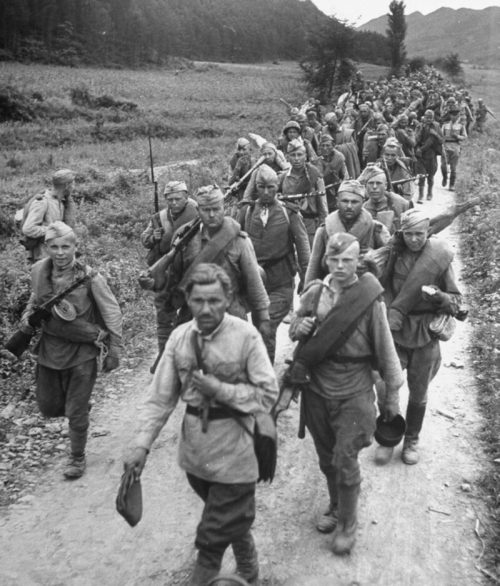 Наступление советских войск в Маньчжурии. Август 1945 г.