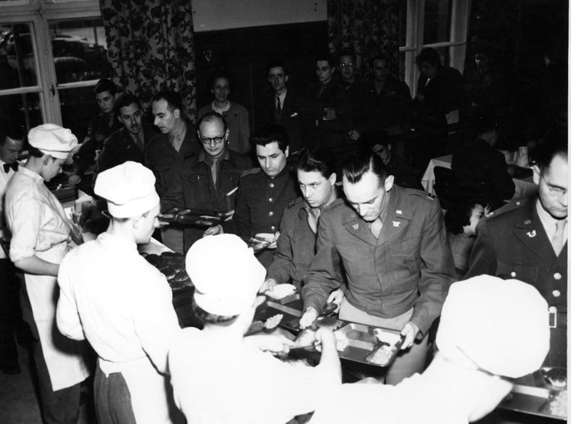Кафетерий на Нюрнбергском процессе. 1946 г.