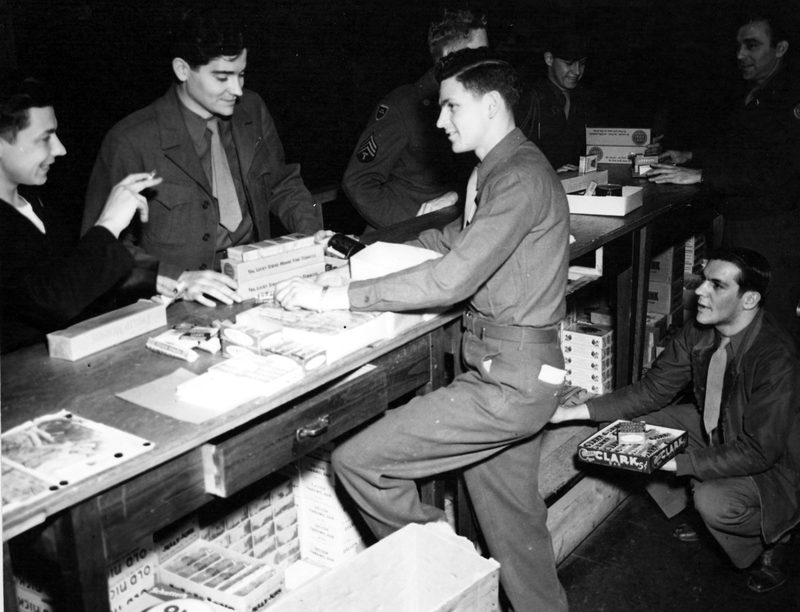 Почтовая биржа на Нюрнбергском процессе. 1946 г.