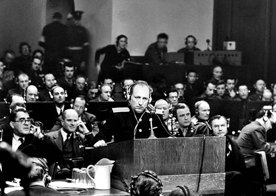 Главный обвинитель от СССР на Нюрнбергском процессе Р.А. Руденко. 1946 г.