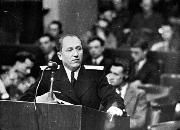 Главный обвинитель от СССР на Нюрнбергском процессе Р.А. Руденко. 1946 г.