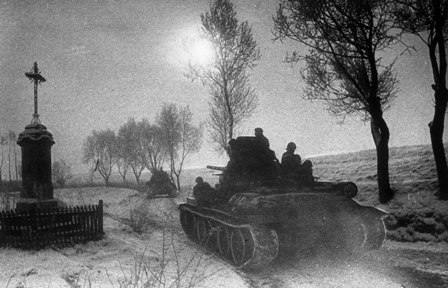 Советские войска в Карпатах. 
