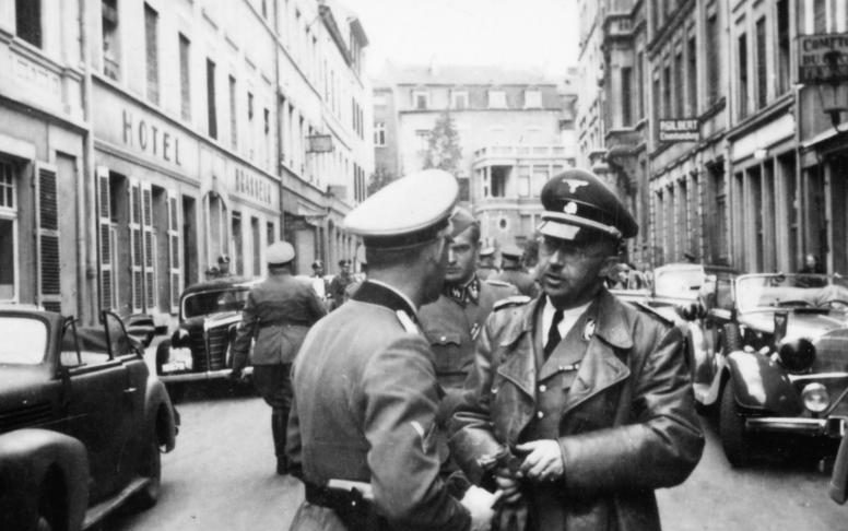 Генрих Гиммлер в Люксембурге. Сентябрь 1940 г.
