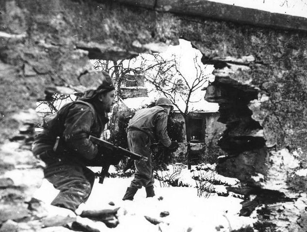 Бой в разрушенном Вильце. Январь 1945 г.
