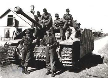 Немецкие войска у Белой Церкви. Июль 1941 г. 