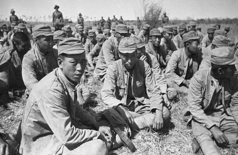 Пленные японцы в районе реки Халхин-Гол. 1939 г.