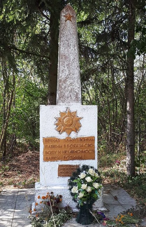 с. Бацманы Роменского р-на. Братская могила советских воинов на кладбище.