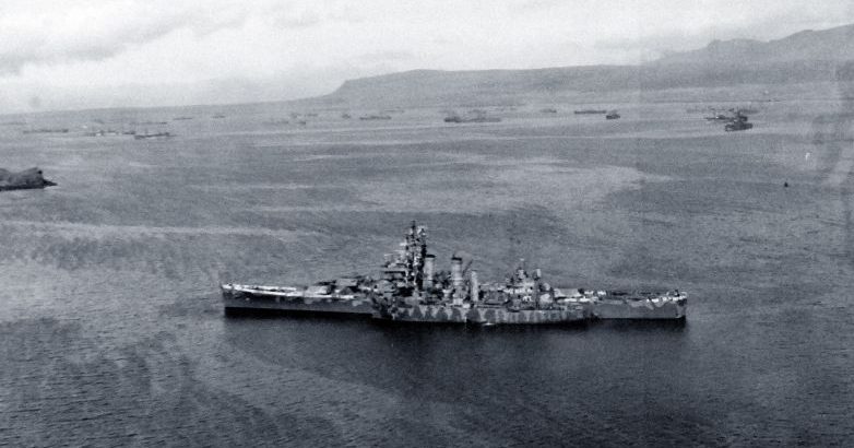 Корабли крейсерского соединения из состава сил прикрытия конвоя PQ-17 перед выходом конвоя. Июнь 1942 г. 