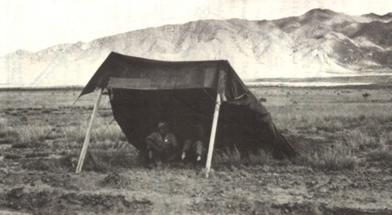 Посты охраны полигона Аламогордо. 1945 г. 