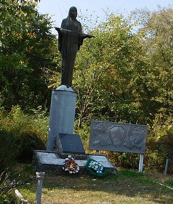 с. Адамовка Борзнянского р-на. Памятник, установленный в 1967 году в честь 61 воина-односельчанина, которые погибли в годы войны. 
