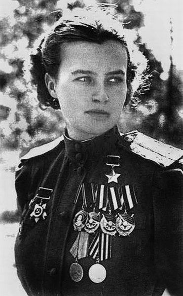 Герой Советского Союза Наталия Меклин. 1945 г. 