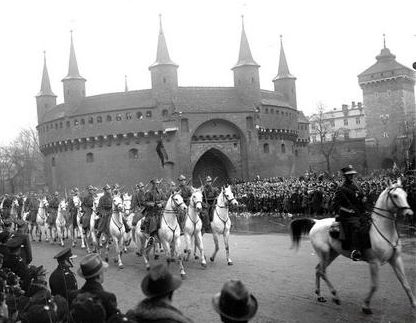 Парад польской армии в Кракове. 1939 г.
