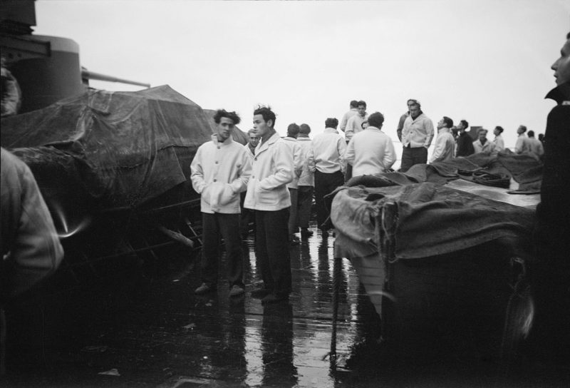 Немецкие военные моряки, захваченные в плен. 1943 г.
