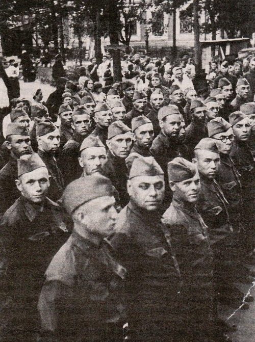 Московские ополченцы. 1941 г.
