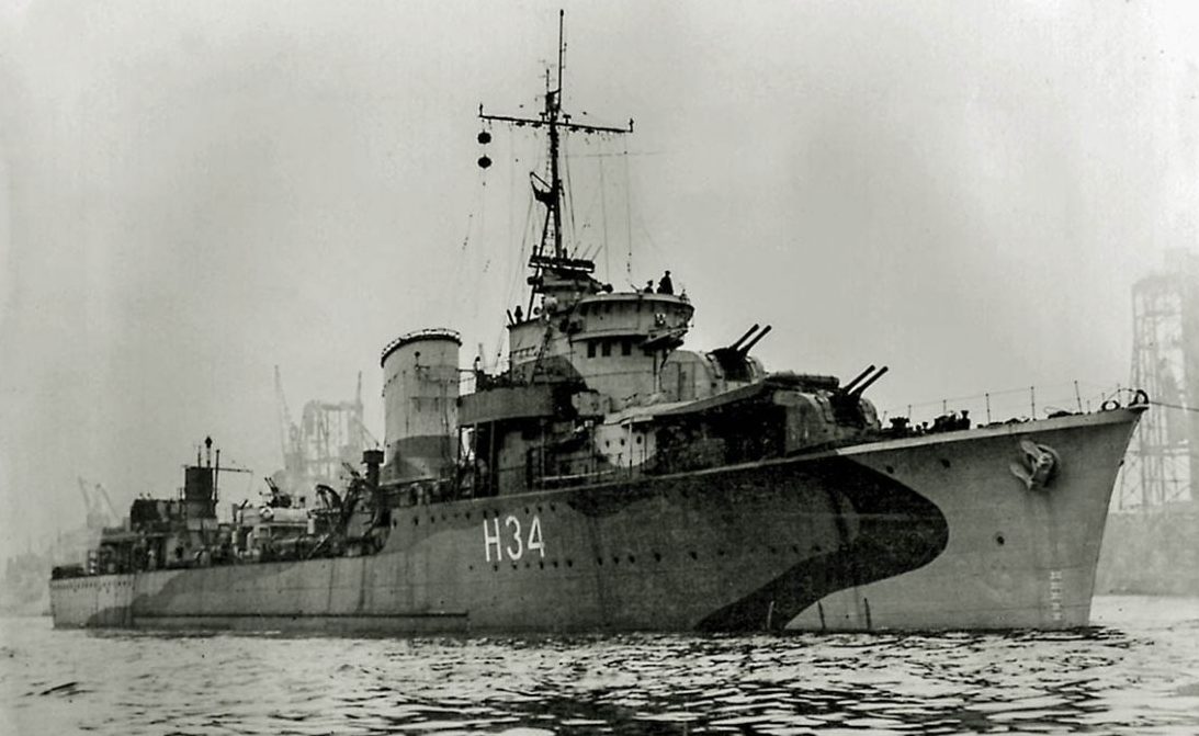 Эсминец «Błyskawica». 1939 г.