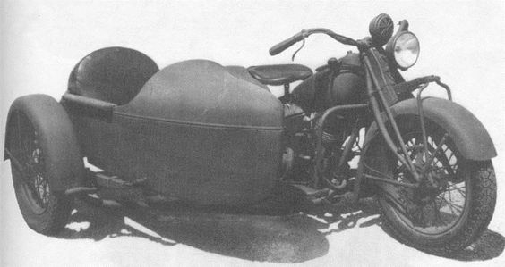Мотоцикл Indian-340-B. 1942 г.