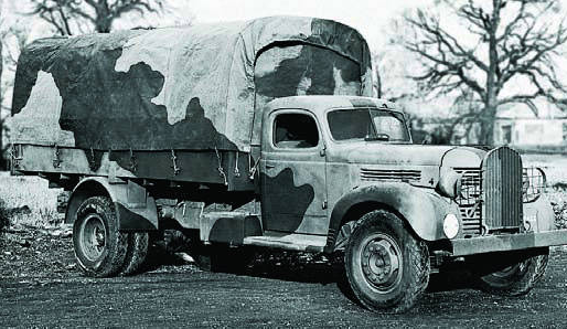 Бортовой грузовик Dodge VK-62B с тентом. 1942 г. 