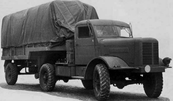Седельный тягач FWD HAR-03. 1942 г. 