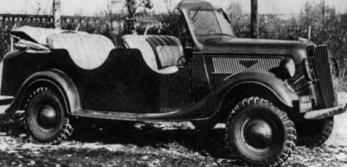 Внедорожник Ford Marmon-Herrington LD2-4. 1942 г. 